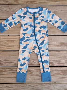 Burlebo Baby Zip Up In Rockport Camo